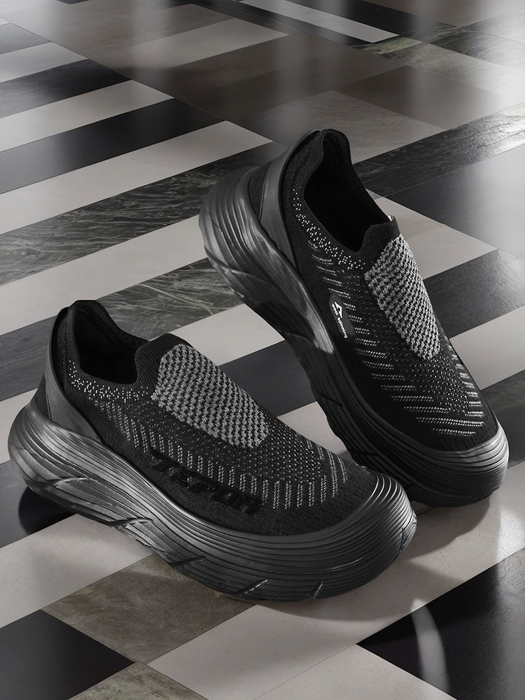 LiuYun Slip-On Wool-Blend Sneakers