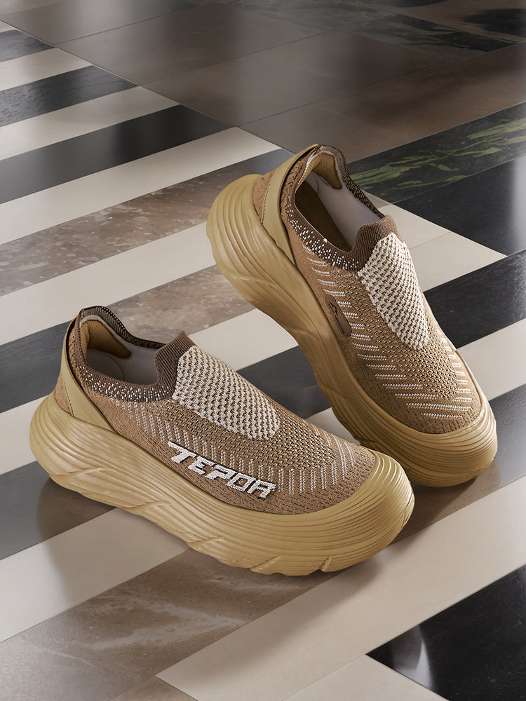 LiuYun Slip-On Wool-Blend Sneakers