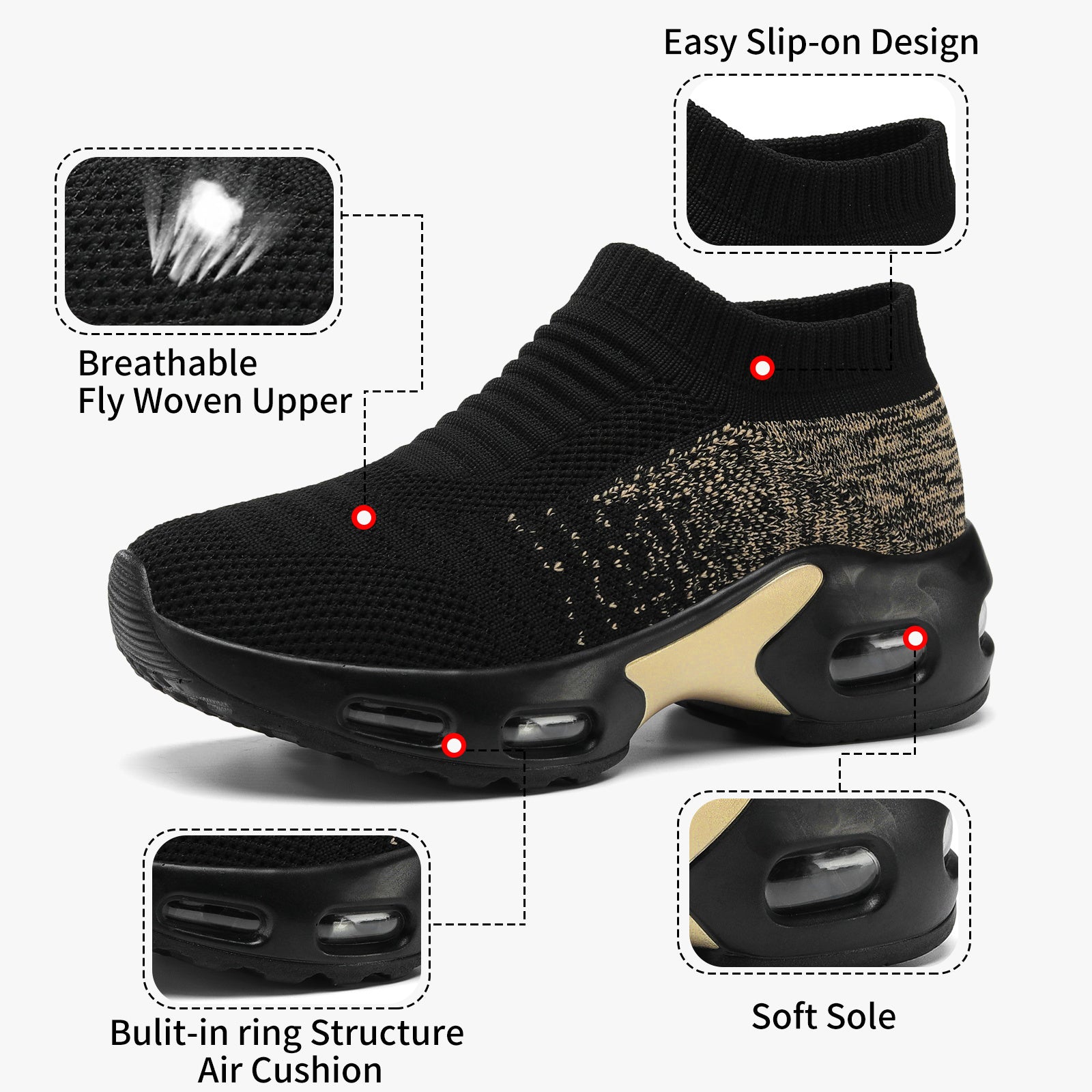 SK1010(balck and gold)